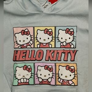 Hello Kitty-Women's Hoodie Gift Box featuring logo on sleeve, Large or Med, Blue